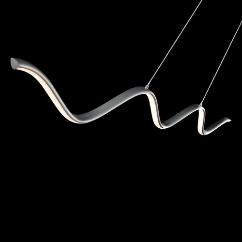 Miniatura 5 de WAC Lighting dweLED, Morae - Colgante lineal LED de 44 pulgadas, 3000 K en níquel cepillado cepillado níquel
