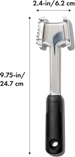 Miniatura 5 de OXO Good Grips - Ablandador de carne fundido a presión, color negro, 1.85 x 2.45 x 9.75 pulgadas