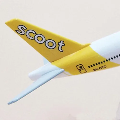 Miniatura 5 de 1/400 Escala Diecast Singapur 777 Modelo Avión Modelo Airbus Aviación Ciencia Exposición