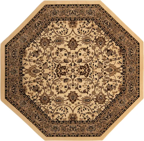 Miniatura 441 de Unique Loom Colección Sialk Hill - Alfombra de área Washington (3 pies 3 pulgadas x 5 pies 3 pulgadas, rectángulo, burdeos/crema)