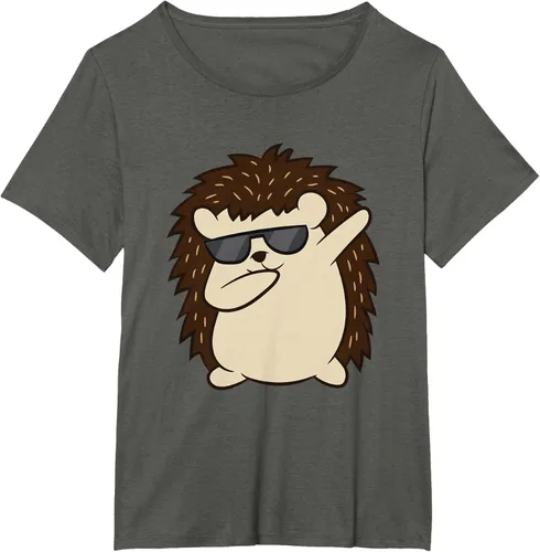 Miniatura 64 de Dabbing Hedgehog Funny Hedgehog Camiseta S