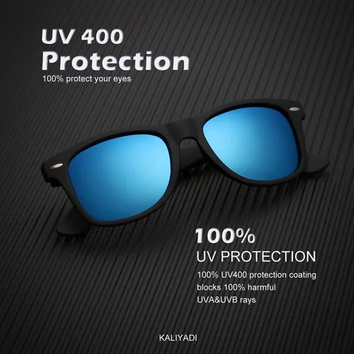 Miniatura 3 de KALIYADI Lentes de sol polarizados para hombres y mujeres, con acabado mate, lentes de espejo de color, bloqueo UV (paquete de 3)