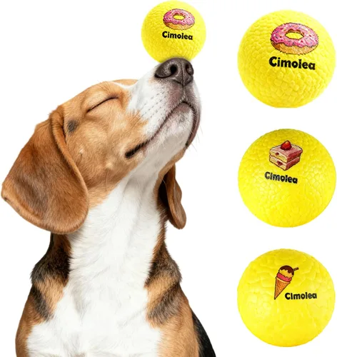 Miniatura 11 de Pelotas de tenis para perros, juguetes interactivos para perros masticadores agresivos, juguete indestructible para mantenerlos ocupados, juguetes
