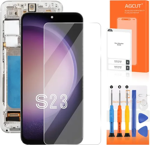 Miniatura 8 de TFT para Samsung Galaxy S23 reemplazo de pantalla para Samsung S23 pantalla LCD SM-S911B SM-S911U LCD táctil digitalizador Asamblea negro con marco