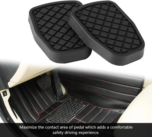 Miniatura 6 de Cubierta de pedal de freno, goma antideslizante de repuesto para Subaru Impreza 2001-2009, mejora el agarre y protege el pedal OEM