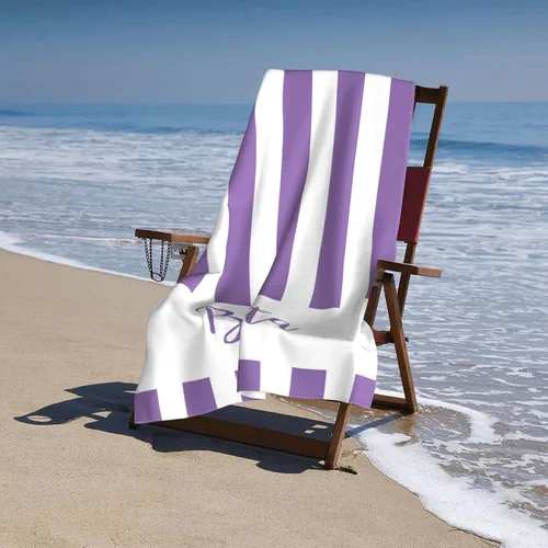 Miniatura 6 de Toalla de playa personalizada para niños y adultos, toallas de playa sin arena con nombre, toalla de playa personalizada de secado rápido, súper