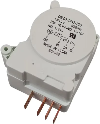 Supco Temporizador de descongelación para refrigerador SC952 para GE WR9X489, 162D6022P16, AP2061695, PS310858