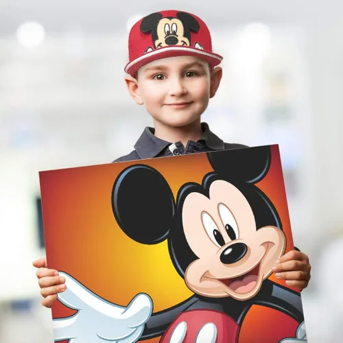 Miniatura 5 de Disney Mickey Mouse Peak-A-Boo Baseball Cap Age 4-7 -100 Cotton