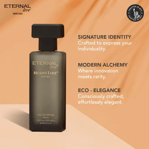 Miniatura 7 de Eternal Love Paquete nocturno – Eau de Parfum Spray de larga duración aroma cálido y sofisticado – 3.4 oz