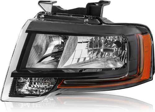 Miniatura 8 de TUSDAR Conjunto de faros delanteros con bombillas para Ford Expedition 15, 16, 17, lado izquierdo del conductor, repuesto de faros delanteros
