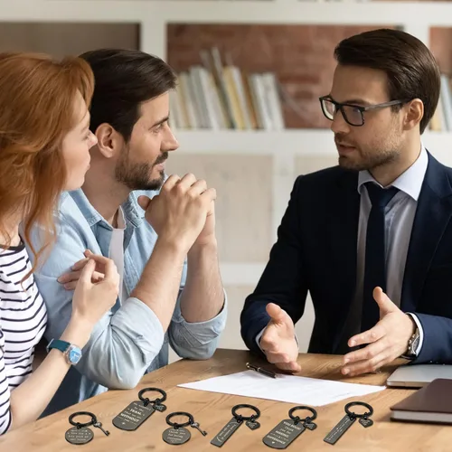 Miniatura 13 de Kathfly 12 llaveros motivacionales de agradecimiento para compañeros de trabajo para empleados, compañeros de trabajo, trabajadores sociales, 12