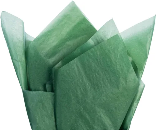 Miniatura 3 de Papel de seda verde oscuro de 20 x 28 pulgadas (10 hojas) para bolsas de regalo, suministros de manualidades, bolsas de regalos de fiesta y más