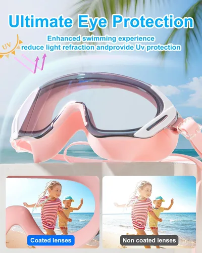 Miniatura 5 de Gafas de natación Espejo deslumbrante rosa