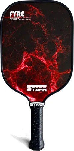 STARR Fyre Series Pickleball Paddle | Núcleo de panal de abeja de 0.394 in | Superficie de fibra de vidrio