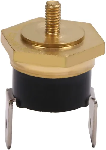 Miniatura 6 de Fielect Interruptor de control de temperatura del termostato KSD301, ajuste Snap Disc Interruptor de temperatura 257.0 °F Cobre M5 normalmente