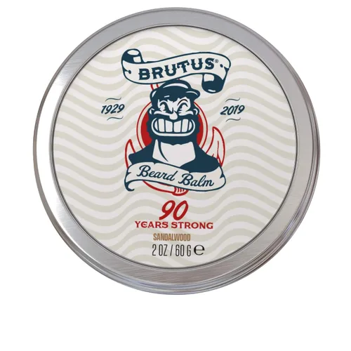 Brutus Bálsamo para barba para hombres, acondicionador sin enjuague no graso con acabado mate, bálsamo de peinado enriquecido con aceite de jojoba,