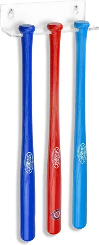 Miniatura 18 de Better Display Cases Soportes de pared de acrílico transparente y soportes de exhibición para bates de béisbol