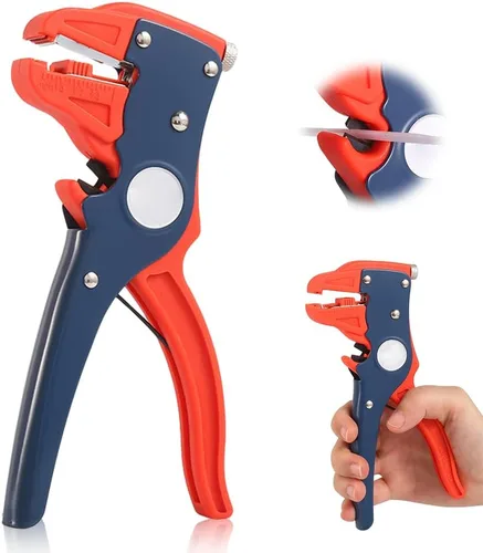 Miniatura 3 de Nuevo pelacables 2024, pelacables autoajustables, pelacables multifuncional crimpeador cortador de cables alicates 2 en 1 pelacables automático