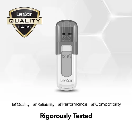 Miniatura 6 de Lexar JumpDrive V1000 - Paquete de 3 unidades flash USB 3.2 Gen 1 de 32 GB para expansión de almacenamiento y respaldo, lectura de hasta 100 MB/s