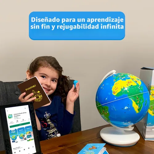 Miniatura 8 de Orboot de Shifu: El globo terráqueo educativo de realidad aumentada Juguete Stem para niños y niñas de 4 a 10 años Ideal para regalo