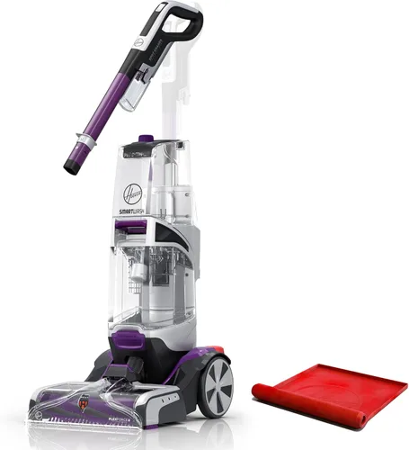 Hoover SmartWash Pet - Máquina Limpiadora Automática de Alfombras para Mascotas con Varita Spot Chaser y Tapete de Almacenamiento, Máquina