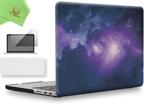 Miniatura 27 de UESWILL Funda rígida mate 3 en 1 compatible con MacBook Pro (Retina, 13 pulgadas, finales de 2012/2013/2014/principios de 2015), modelo A1425 / Negro