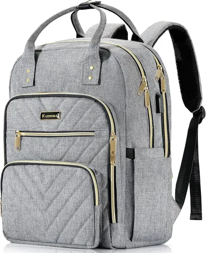 Miniatura 8 de Mochila para mujer, mochila para laptop de 15.6 pulgadas, mochila universitaria acolchada, lindas mochilas de trabajo, resistente al agua