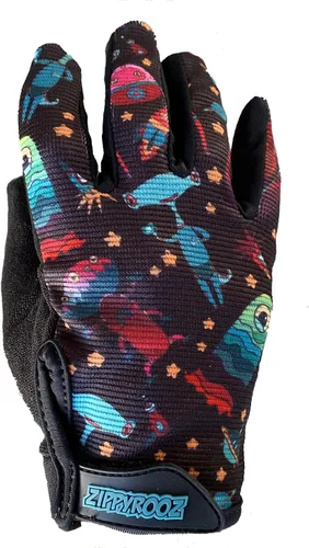 Miniatura 2 de ZippyRooz Guantes de bicicleta largos para niños pequeños y pequeños