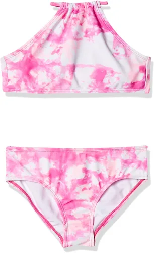 Miniatura 26 de Kanu Surf Mahina bikini halter de 2 piezas para niñas, traje de baño para playa mahina azul