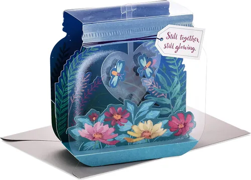 Miniatura 11 de Hallmark Signature Paper Wonder - Tarjeta de amor desplegable Love You Hearts