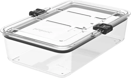 Prepara Latchlok Contenedor de almacenamiento de alimentos de Tritan, 13 tazas, transparente