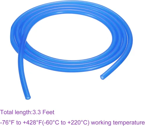 Miniatura 4 de DMiotech 3/8 "(9mm) ID 1/2 "(12mm) OD 3.3 pies tubo de silicona azul industrial tubo de silicona para bomba de aire de agua