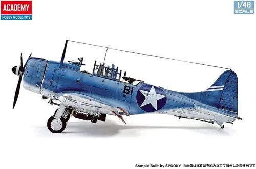 Miniatura 3 de Academy 12345 1/48 US Navy SBD-3 Dauntless, Operación Midway Modelo de plástico, color moldeado