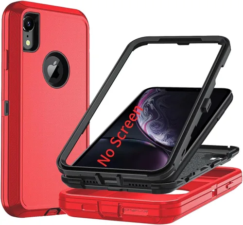 Miniatura 29 de Funda para iPhone X/i Phone Xs, 3 capas duradera funda de teléfono resistente protección para teléfono, a prueba de golpes a prueba de caídas a Negro