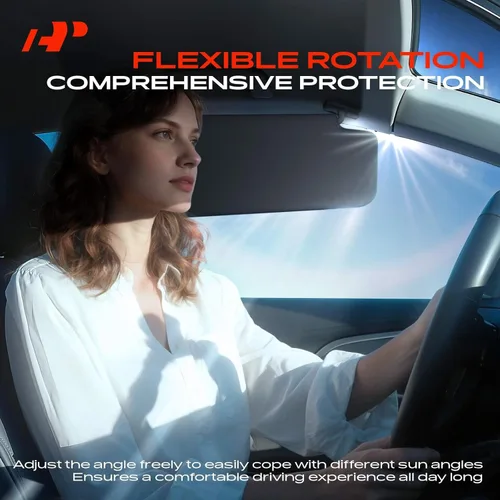 Miniatura 7 de A-Premium Parasol para conductor y pasajero compatible con Honda Pilot 2016-2022, Ridgeline 2017-2023, Passport 2019-2022 - con espejo de tocador