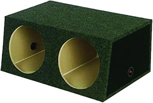 Miniatura 8 de Q Power HD212VL - Caja de subwoofer con doble ventilación de 12 pulgadas, carcasa con puerto extra grande de 2 agujeros con frontal MDF de 1