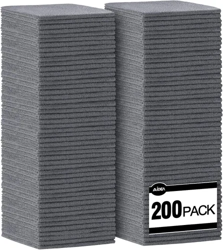 Miniatura 22 de AIDEA Microfiber Cleaning Cloth Blue-50PK, Soft Absorbent Shop Rags, Microfiber Towels for Cars, Kitchen Towels, Dusting Cloth for Home, Window