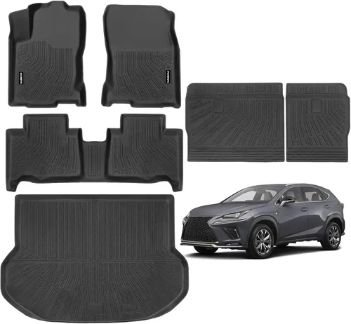 Miniatura 51 de Alfombrillas de piso Naibeve para Ford Edge 2015 2016 2017 2018 2019 2020 2021 2022 2023 2024 2025 - Ajuste personalizado para todo clima