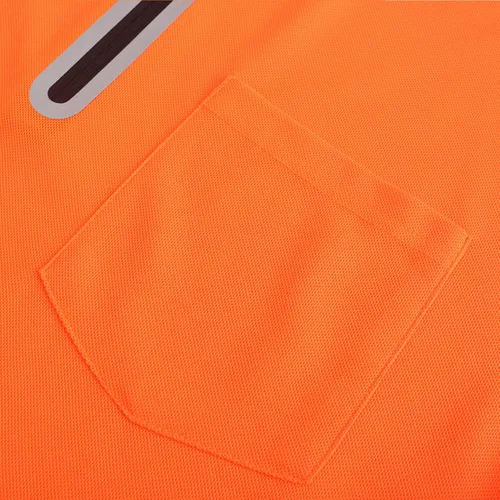 Miniatura 6 de MOHEEN Men's Zipper Polo Shirt Quick Dry Performance Short Sleeve Athletic Casual Collared Golf Shirts for Men with Pocket