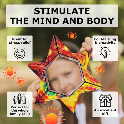 Miniatura 3 de Shashibo Juguete sensorial antiestrés para adultos y niños, juguete para aliviar el estrés para adultos, adolescentes y niños, juguetes geniales
