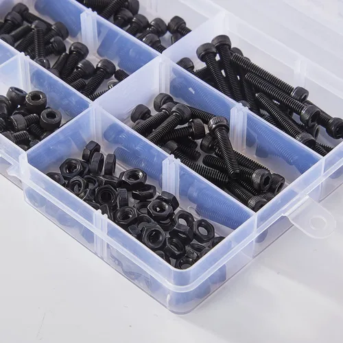 Miniatura 4 de Tornillos y tuercas M4 x 0.236 in, 0.315 in, 0.394 in, 0.472 in, 0.630 in, 0.787 in, 0.984 in, cabeza hexagonal, tornillos y tuercas, tornillo