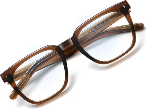 Miniatura 7 de Overzied - Gafas cuadradas de luz azul para mujer y hombre, antideslumbrante, reducen la fatiga ocular para juegos, computadora, pantalla