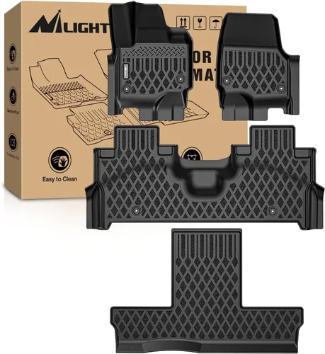 Miniatura 8 de Nilight Alfombrillas TPE para Ford F250 F350 F450 Super Duty Crew Cab 1999 2000 2001 2002 2003 2004 2005 2006 2007 ajuste personalizado para todo