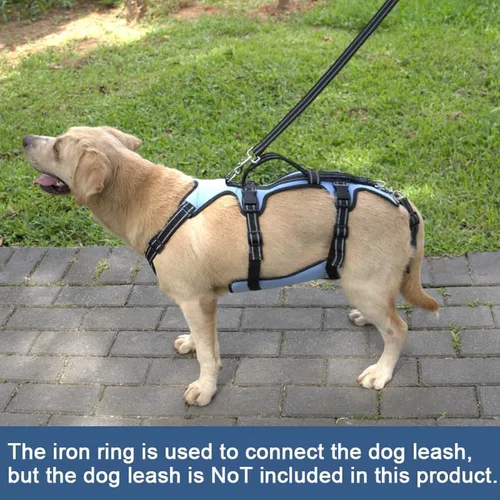 Miniatura 4 de Arnés de elevación para perros Coodeo, soporte completo del cuerpo y correa de recuperación, chaleco de elevación para rehabilitación de mascotas