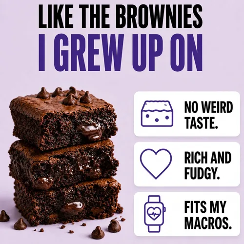 Miniatura 3 de FitBake Keto - Mezcla para hornear de brownie de dulce de azúcar baja en carbohidratos 0.04 oz de carbohidratos netos por porción Sin azúcar