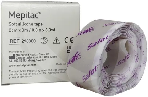 Mepitac - Rollo no estéril de 0.8 x 118.1 in o (0.8 in x 9.8 ft) por Mlnlycke Health Care GmbH