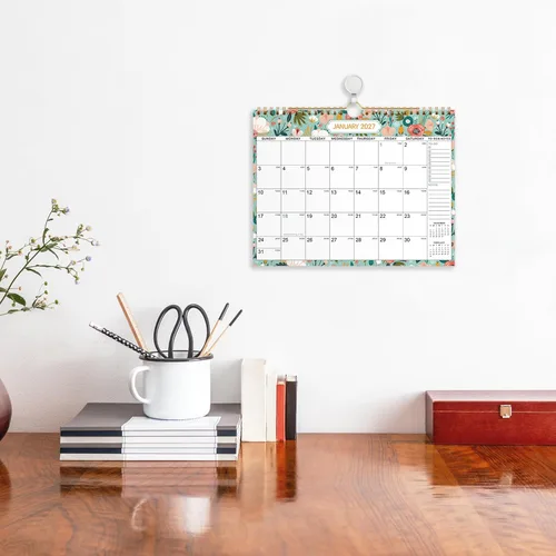 Miniatura 5 de Calendario de pared 2026-2027, calendario 2026-2027 de julio de 2026 a diciembre de 2027, calendarios de pared de 8.5 x 11 pulgadas con fechas