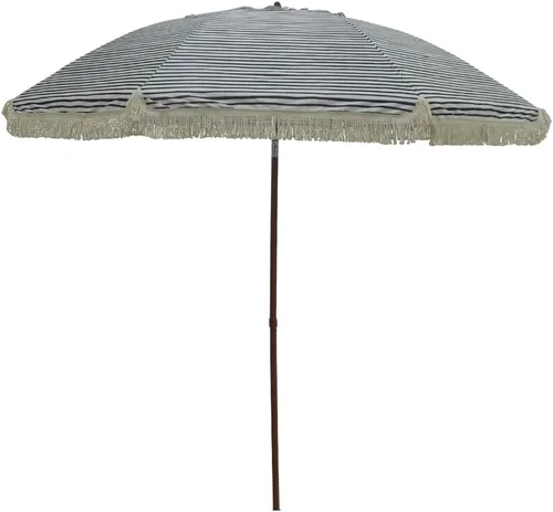 Miniatura 10 de Hula - Sombrilla Tiki de paja tropical, palapa, rafia, tiki hut, sombrilla hawaiana para patio con flecos, sombrilla bohemia de 6 pies 8 pies y 9