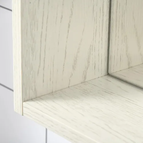 Miniatura 7 de kleankin Botiquín de baño de 31.5 x 25.5 pulgadas con espejo, estante de almacenamiento, armario de baño montado en la pared para sala de estar