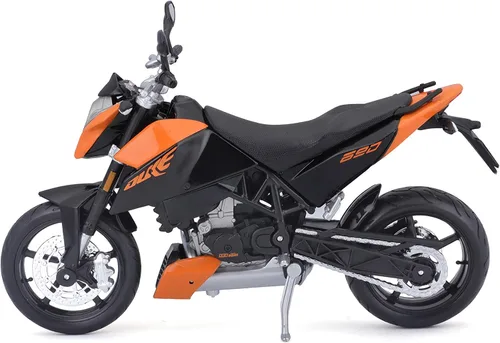 Miniatura 7 de Maisto KTM 690 Duke Orange and Black 1/12 Diecast Motorcycle